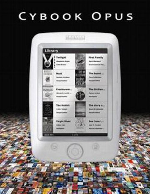 Cybook Opus e-book reader fits in your pocket