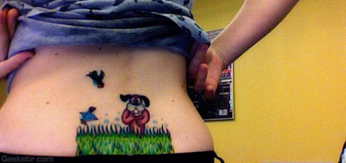 The Duck Hunt Tramp Stamp