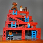 Awesome Lego Donkey Kong level