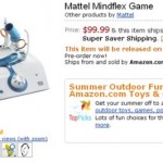 Mattel Mindflex Mind Control Game available for Pre-order