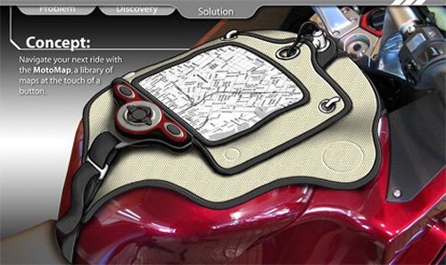 MotoMap GPS device for bikes