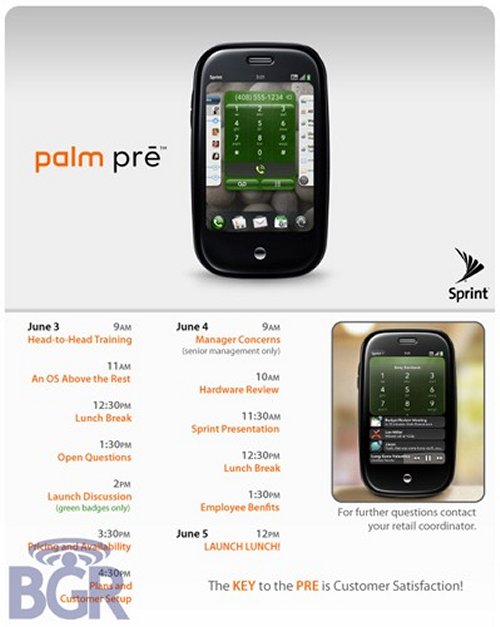Palm Pre launch on June 5th?