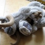 Plush Tauntaun with frozen Luke Skywalker Plush Tauntaun with frozen Luke Skywalker