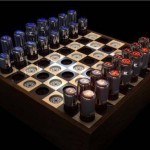 Vacuum tube chess set Vacuum tube chess set