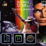 Free BlackBerry 9000 Michael Jackson theme Free BlackBerry 9000 Michael Jackson theme