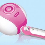 Conny Q3 sports game console: A pink, round Wii knockoff