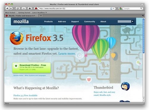 Firefox 3.5 released
