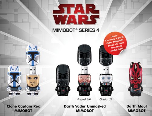 Mimoco is offering up their latest clever Star Wars mimobot flash drives.