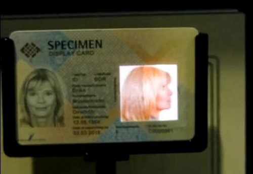 Samsung AMOLED RFID e-passport video demo