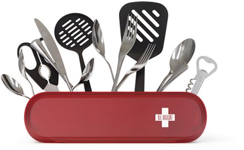 All your kitchen utensils in the Swissarmius
