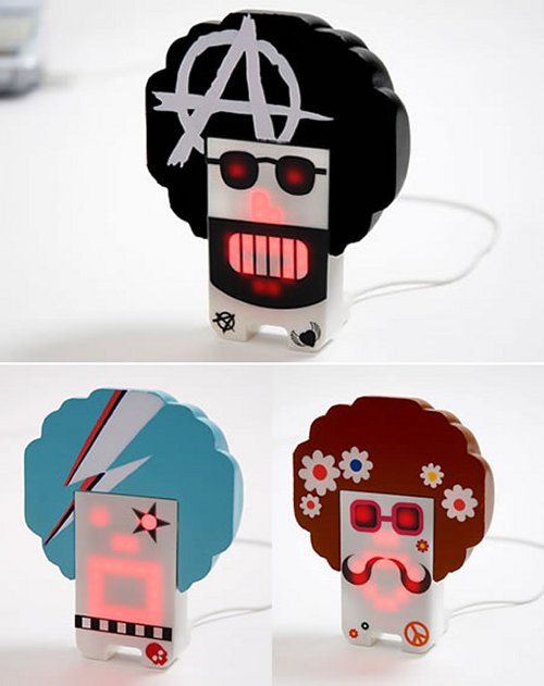 Tengu Allstars: Little USB people rocking the afro