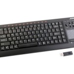 Wireless keyboard features multitouch Trackpad with Number Pad Wireless keyboard features multitouch Trackpad with Number Pad