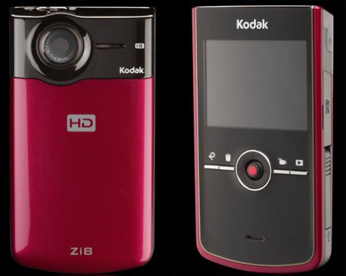Kodak Zi8 with 1080p, Image Stabilizer and SD Slot