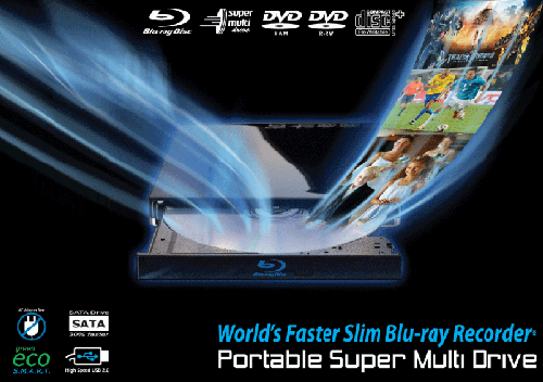 Amex Digital 4x External and Slim Blu-Ray Recorder for Mac