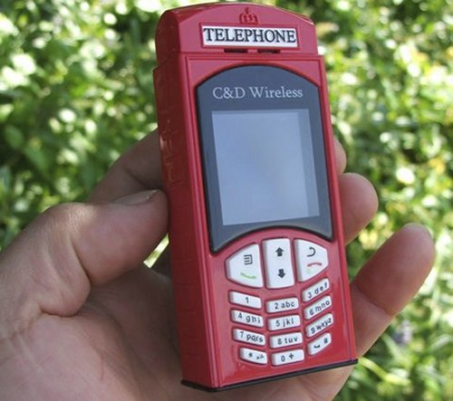 British Red Phone Box mobile phone