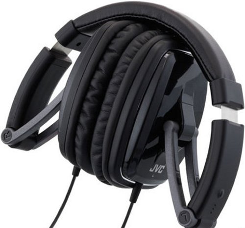 JVC black series foldable headphones