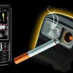 Cigarette lighter phone