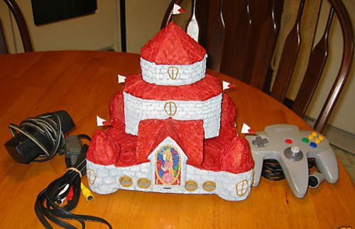 N64 casemod of Princess Peach’s castle 