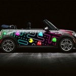 Space Invaders and Pac-Man art cars