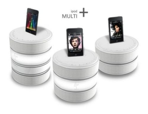 Stackable iPod dock concept