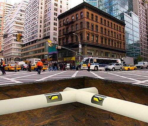 Robots that deliver packages through the sewers