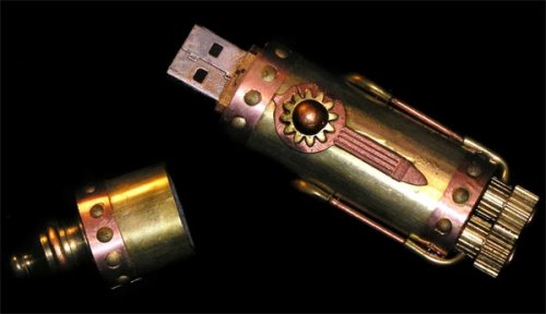 $3,000 Steampunk USB flash drive