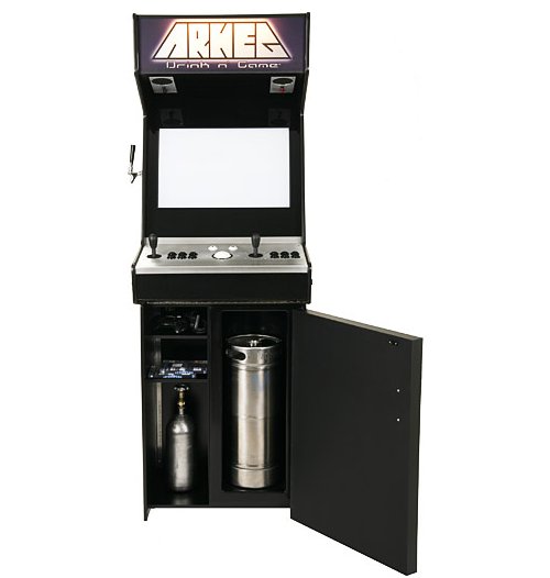 Arkeg: An arcade game with a keg built in