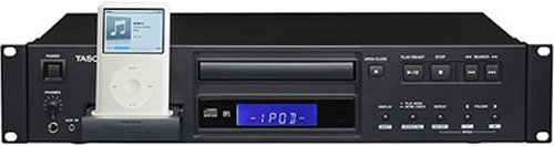 Tascam CD-200i Rackmountable CD Player with iPod Dock