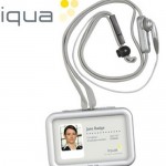 IQUA smart badge Bluetooth headset