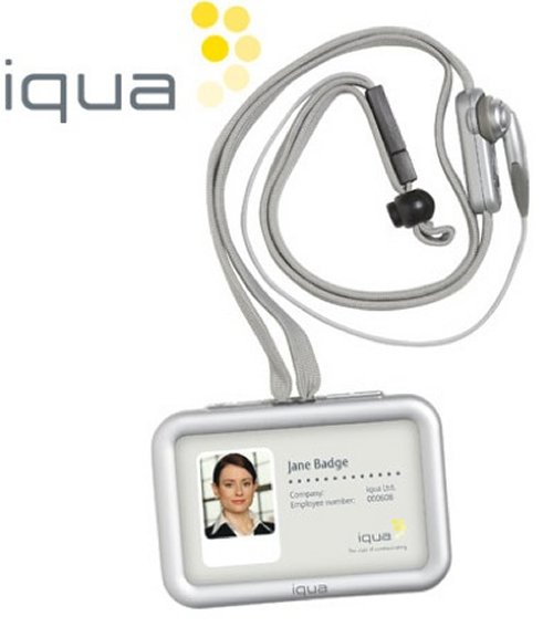 IQUA smart badge Bluetooth headset