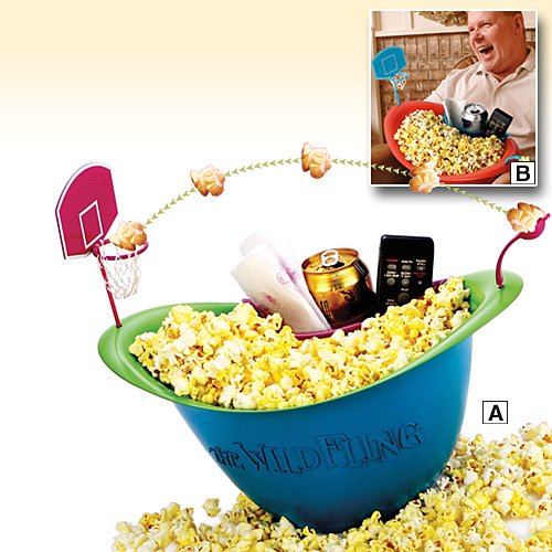 Play Basketball with your popcorn bowl