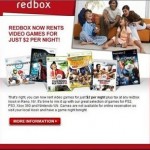Redbox debuts $2 video game rentals