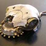 Skull mouse is the creepiest steampunk mouse ever