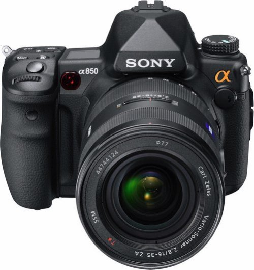 Sony intros Alpha A850, A550 and A500 DSLRs