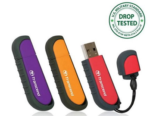 Transcend JetFlash V70 USB flash drive is rugged and eco-friendly