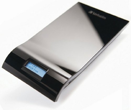 Verbatim InSight USB drives display name and free space