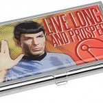 Star Trek metal business card holder