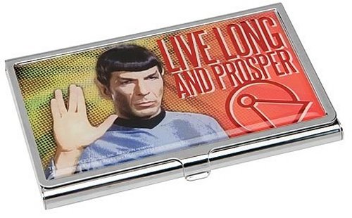 Star Trek metal business card holder