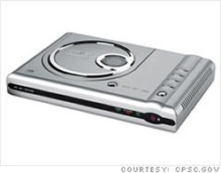 Wal-Mart DVD players may burst into flames