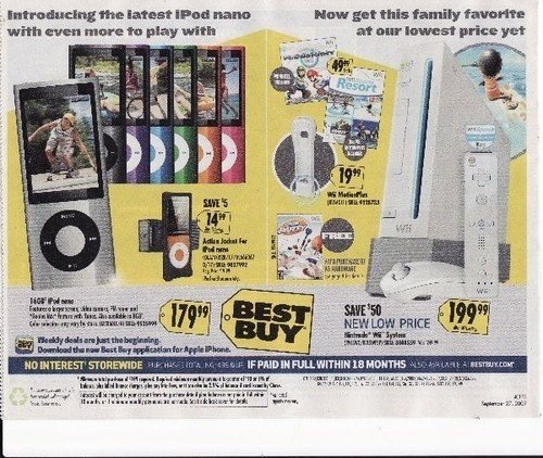 $199 Nintendo Wii Best Buy ad spotted