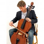 Cello made of Lego bricks Cello made of Lego bricks