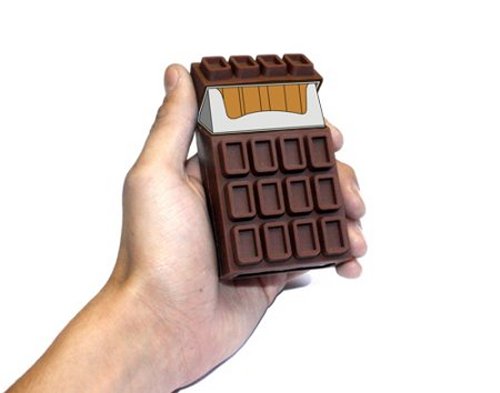 Chocolate Cigarette Case combines a sweet tooth with black lung