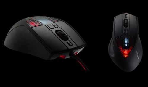 Sentinel Advance gaming mouse with OLED display