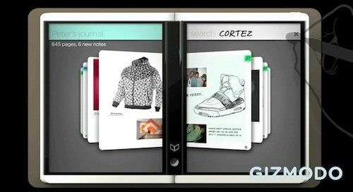 New Microsoft Courier video shows tablet interface details