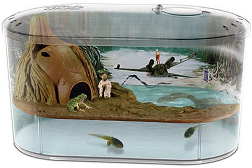 Your frog can go from tadpole to Jedi Master with the Dagobah frogtank