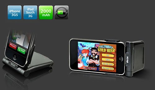 P-Flip iPhone dock and backup battery