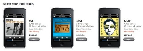 iPod touch prices get slashed