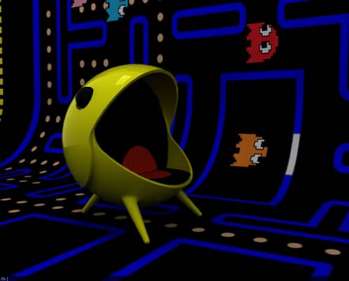 Pac-Man Chair looks hungry
