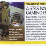 R2-D2 Gaming Rig holds 8 game consoles and a projector