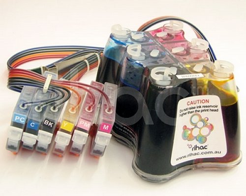 Rihac ink supply systems for inkjet printers